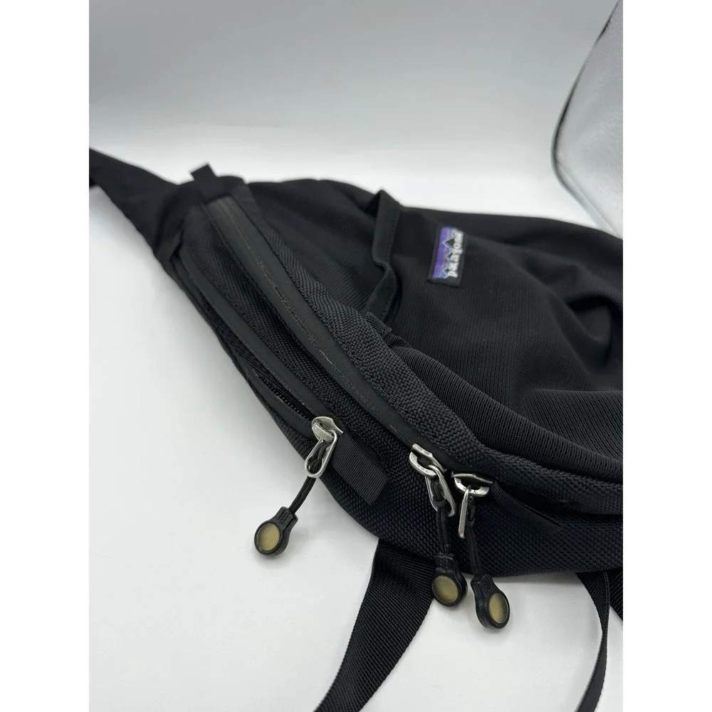 Patagonia 00s Orbiter Sling Bag Black Vintage Shoulder Crossbody Body Bag Rare